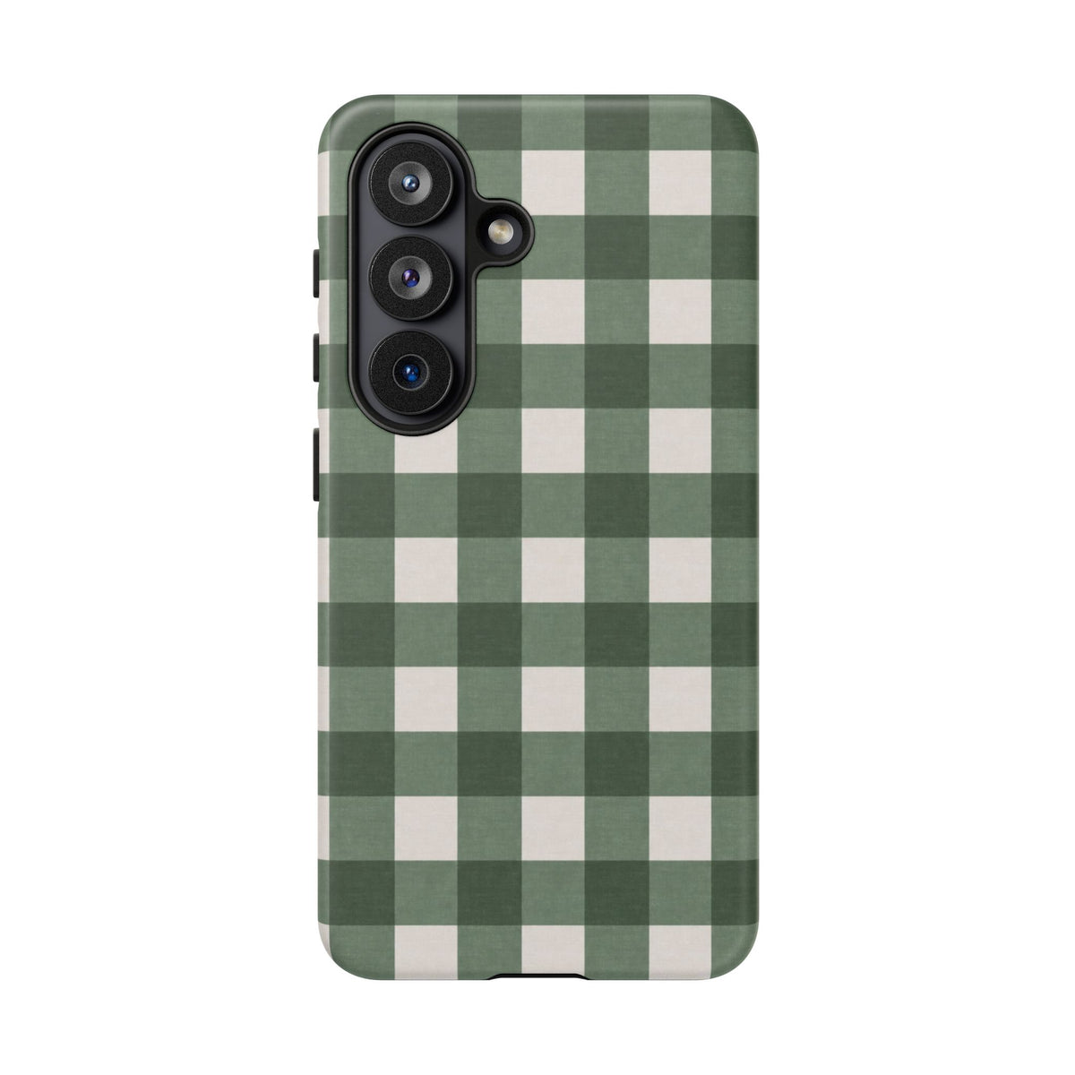 Forest Green Checkered Samsung Case