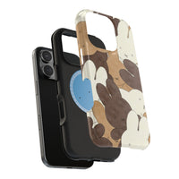 Brown And Tan Laying Bunnies iPhone Case