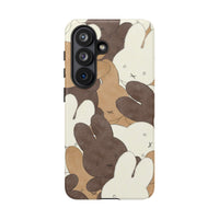 Brown And Tan Laying Bunnies Samsung Case