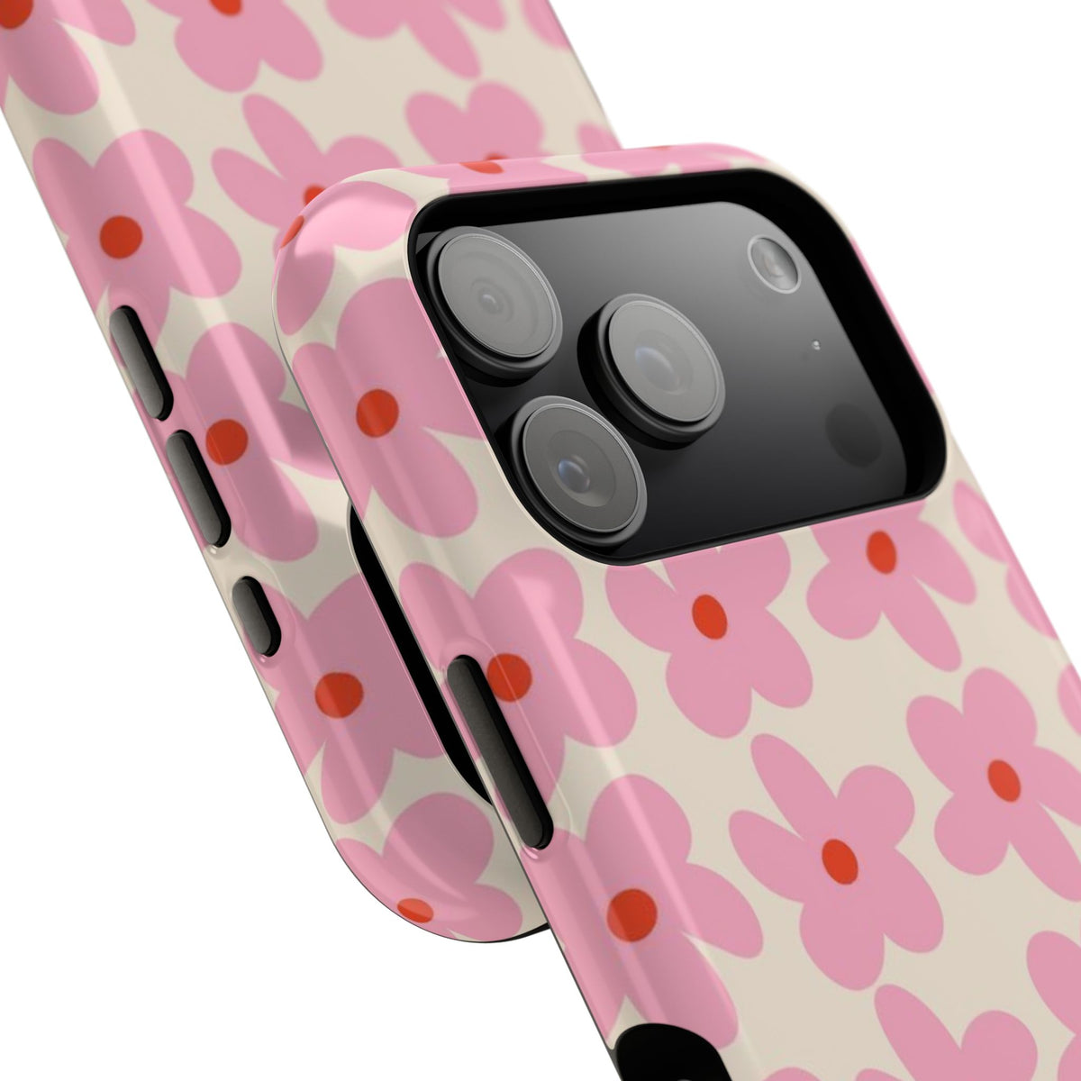 Pink Cutesy Flower iPhone Case