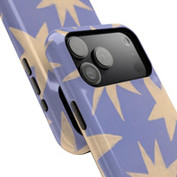 Lilac Cartoony Star iPhone Case