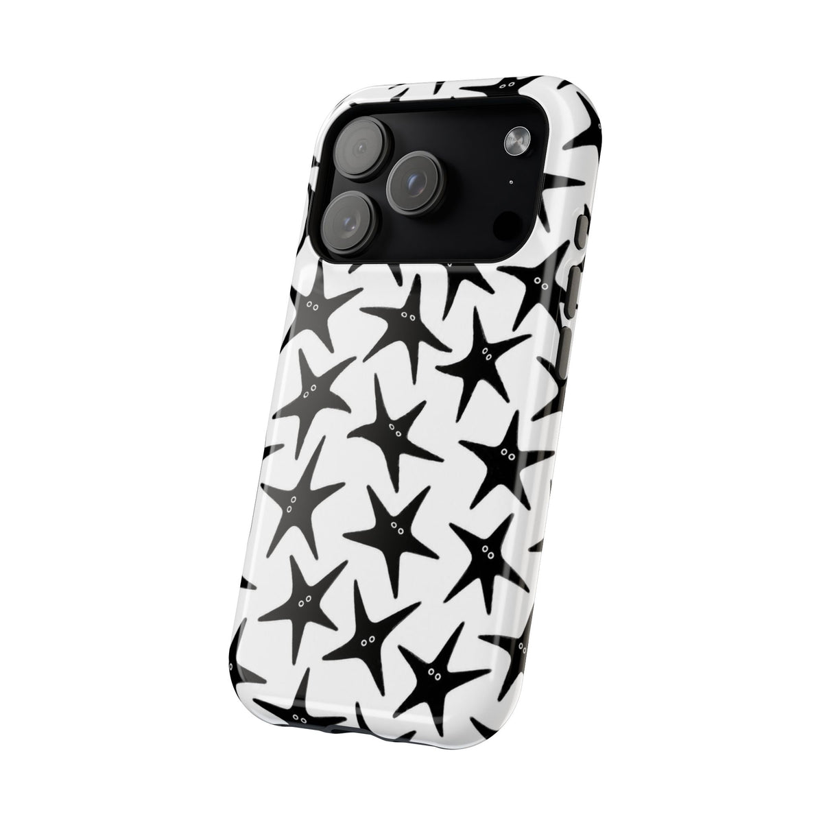 Whimsy Starfish Faces iPhone Case
