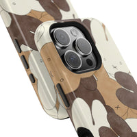 Brown And Tan Laying Bunnies iPhone Case