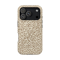 Light Khaki Leopard iPhone Case