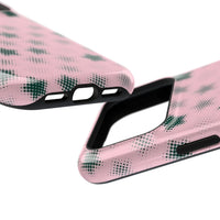 Pink And Green Pixelated Star iPhone Case