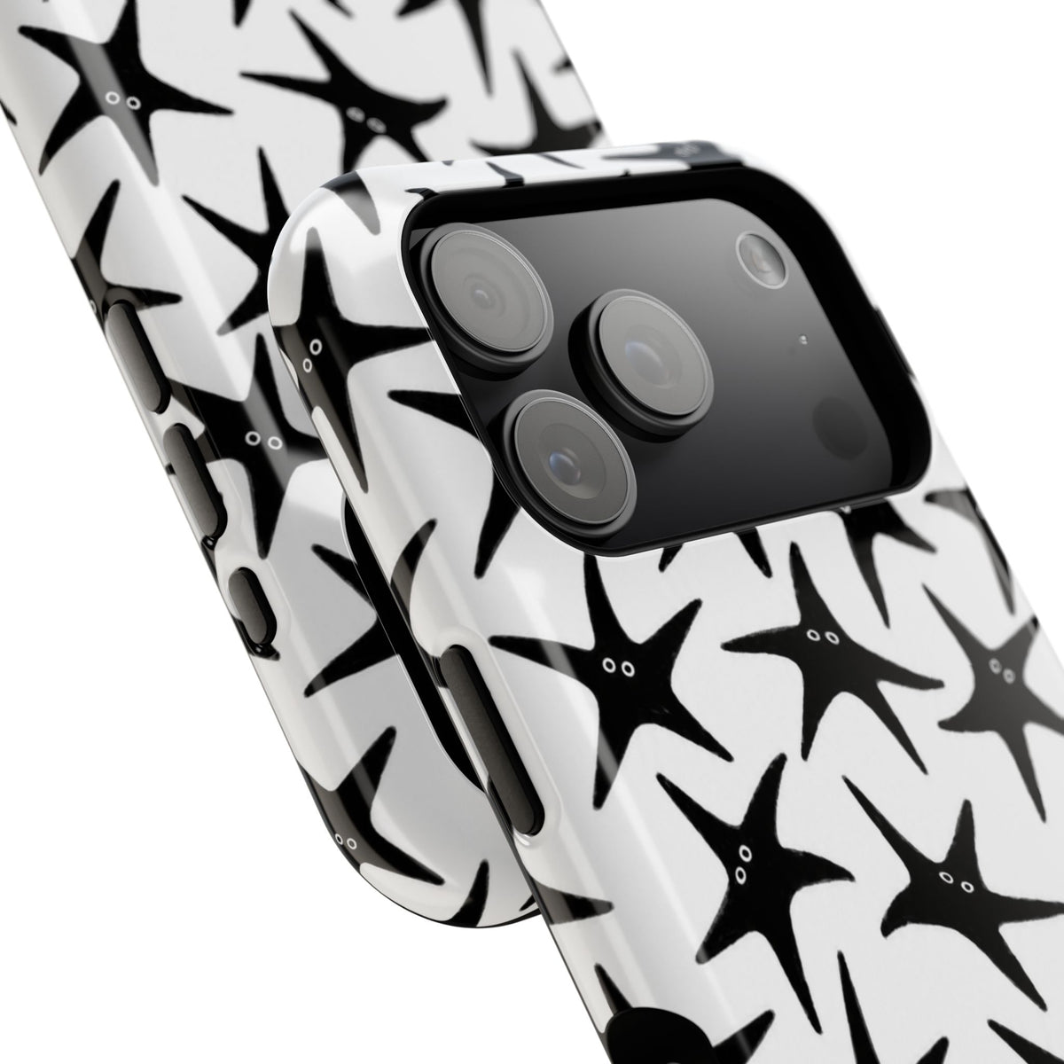 Whimsy Starfish Faces iPhone Case