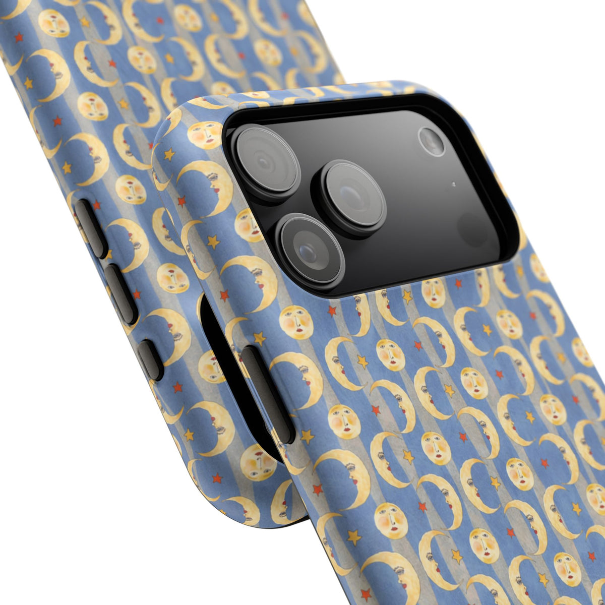 Sun And Moon Faces iPhone Case