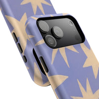 Lilac Cartoony Star iPhone Case