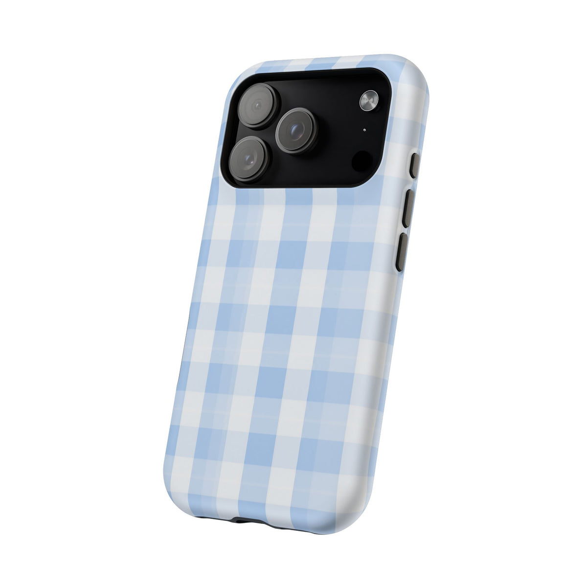 Blue Checkered iPhone Case