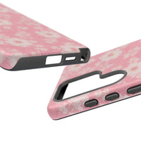 Pink Floral Lace Samsung Case
