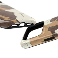 Brown And Tan Laying Bunnies iPhone Case