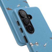 Swimming Dogs Samsung Case