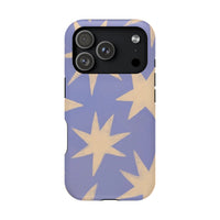 Lilac Cartoony Star iPhone Case