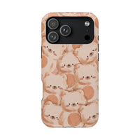 Brown Laying Teddy Bear iPhone Case