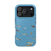 Swimming Dogs iPhone Case