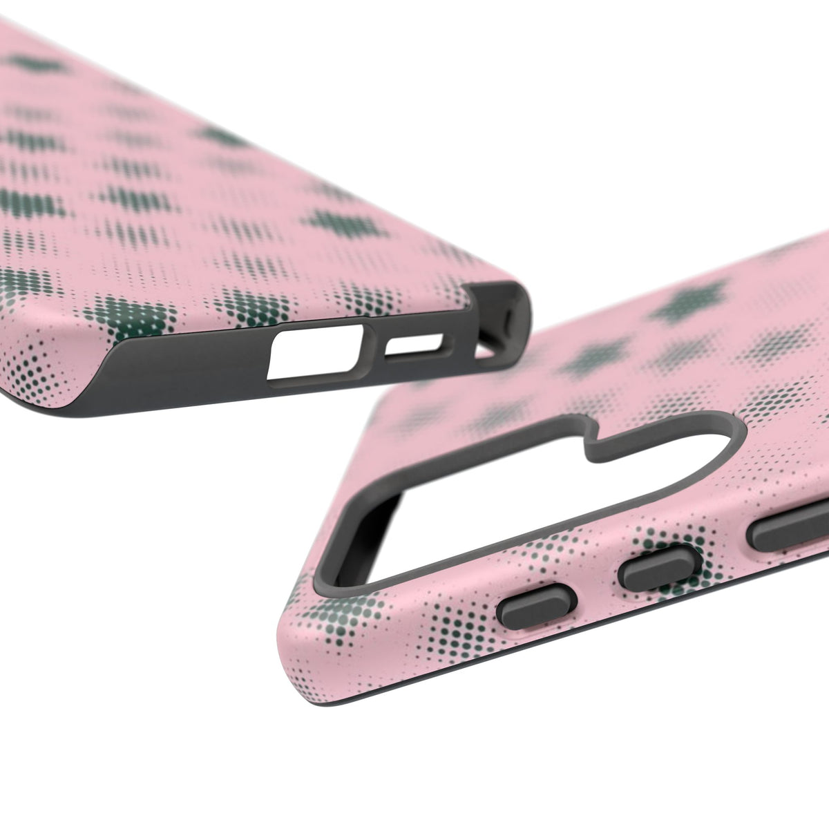 Pink And Green Pixelated Star Samsung Case