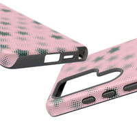 Pink And Green Pixelated Star Samsung Case
