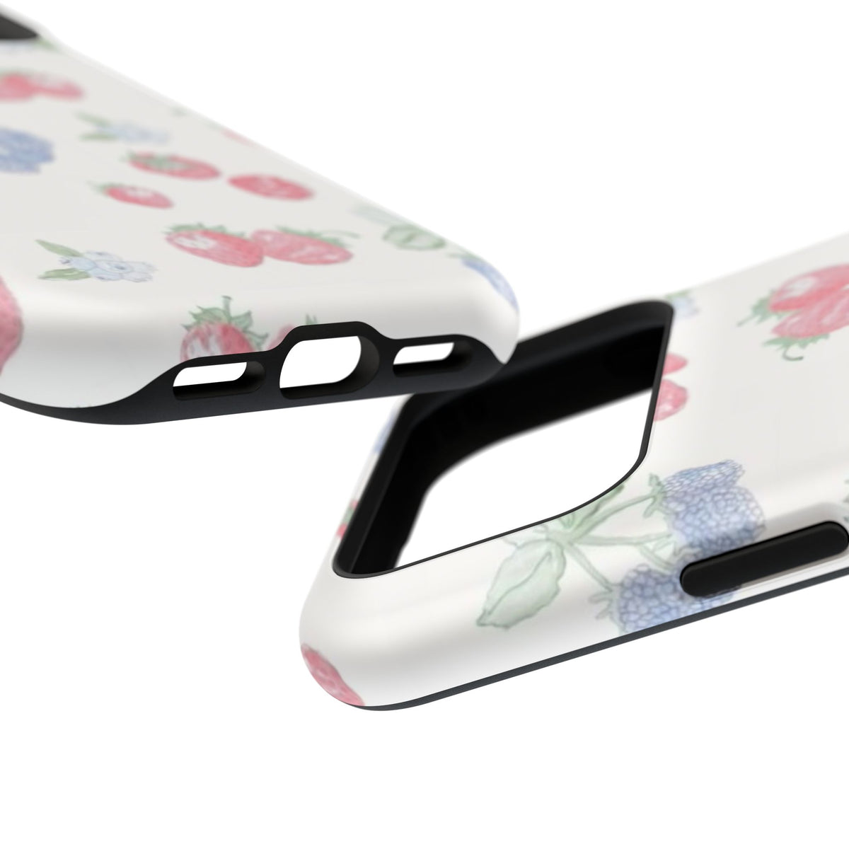 Cottage Strawberries Blueberries And Raspberries iPhone Case