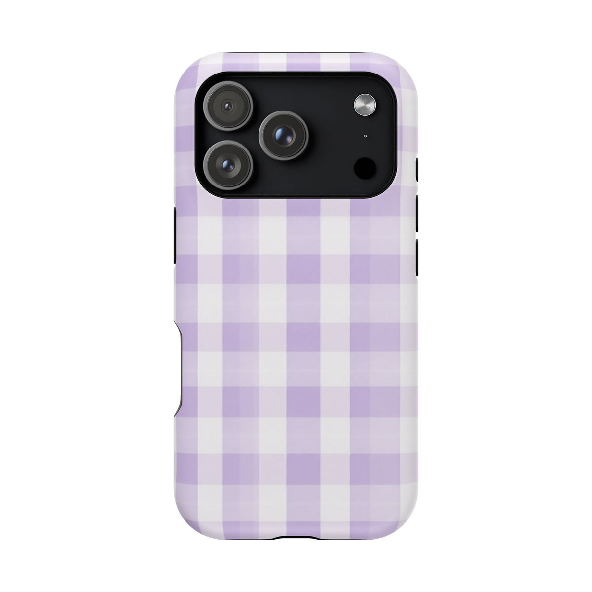 Purple Checkered iPhone Case