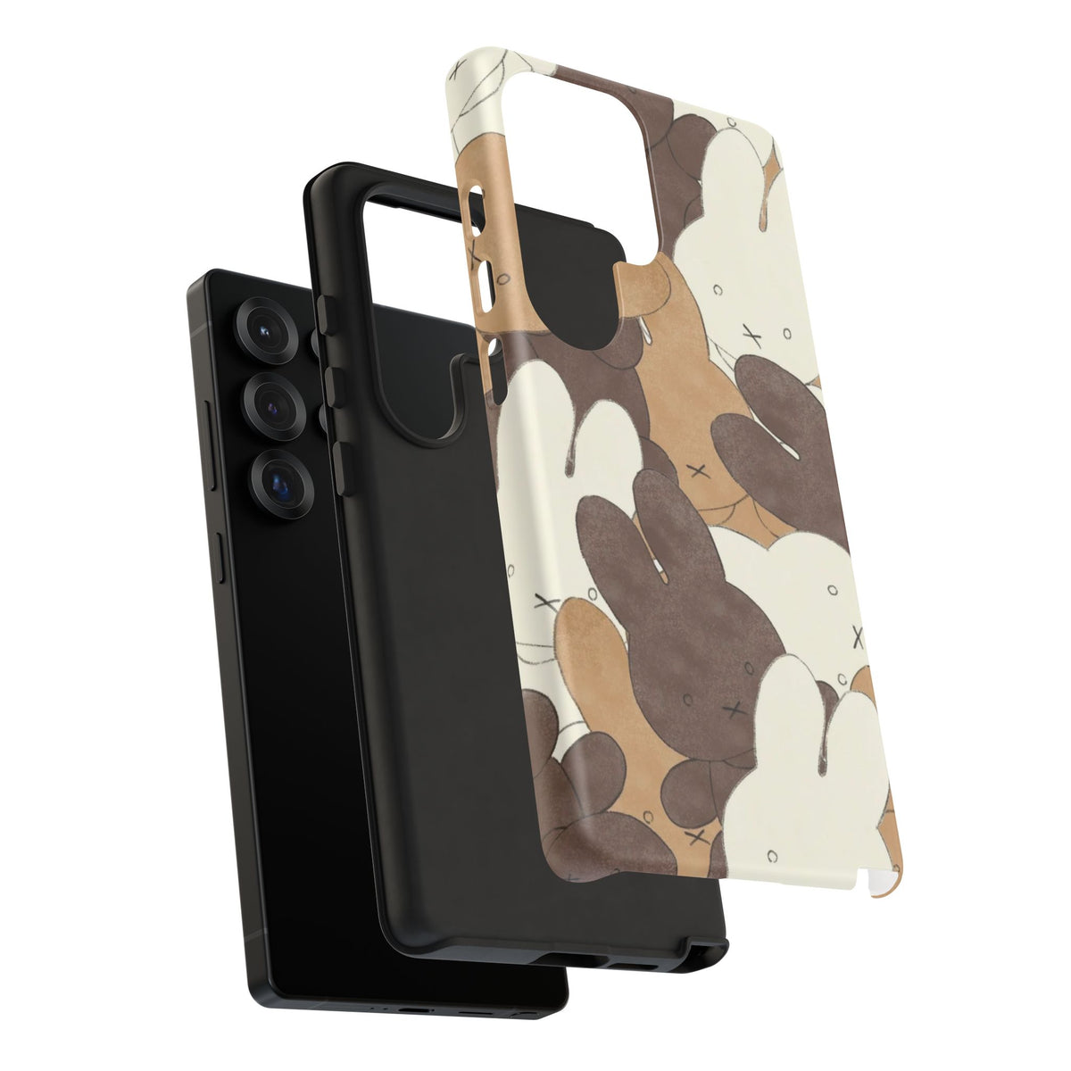 Brown And Tan Laying Bunnies Samsung Case