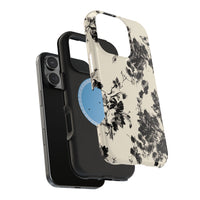 Black And White Floral iPhone Case