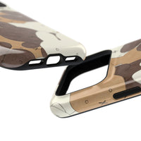 Brown And Tan Laying Bunnies iPhone Case