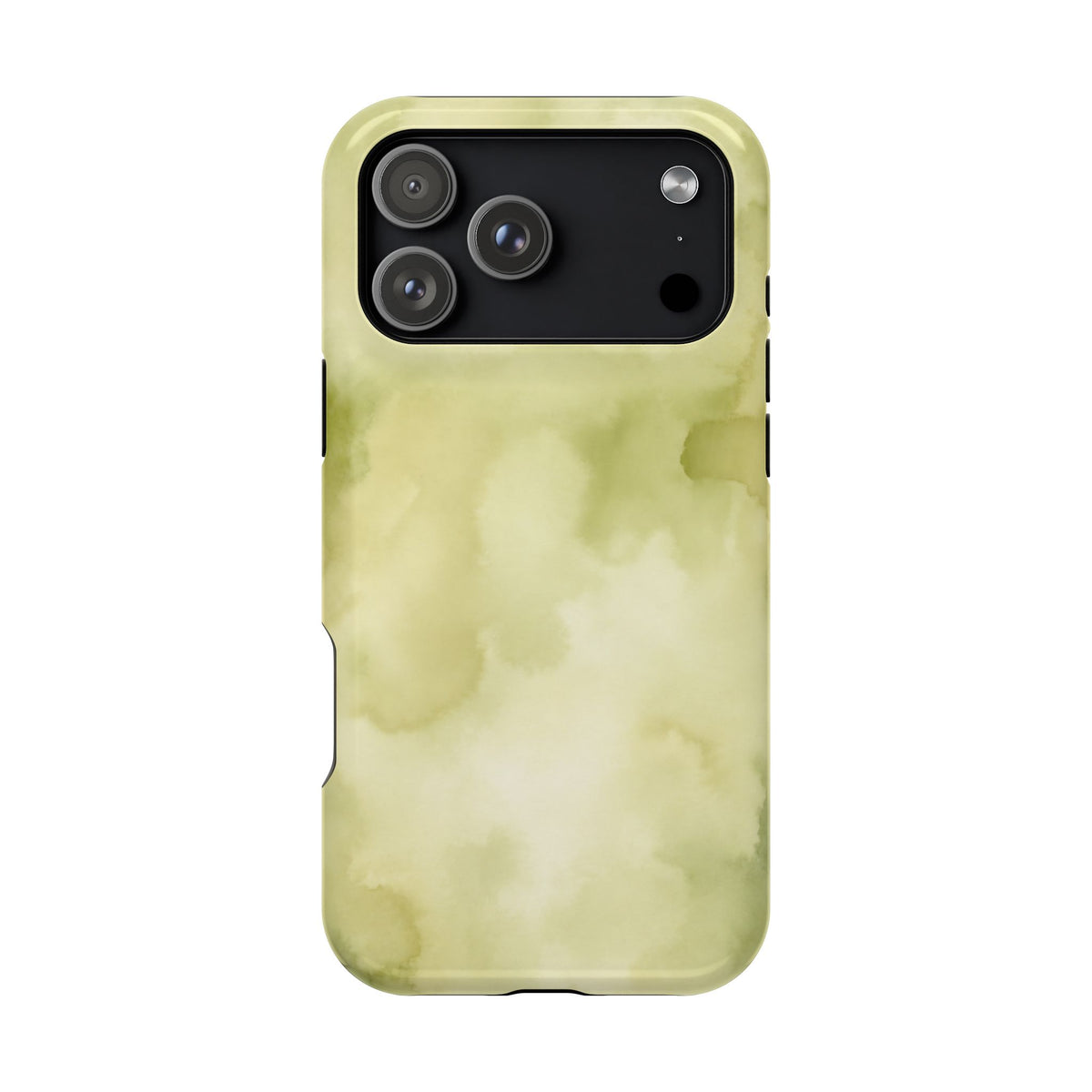 Light Green Water Paint iPhone Case