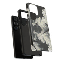 Black And White Artsy Pixelated Cloud Samsung Case