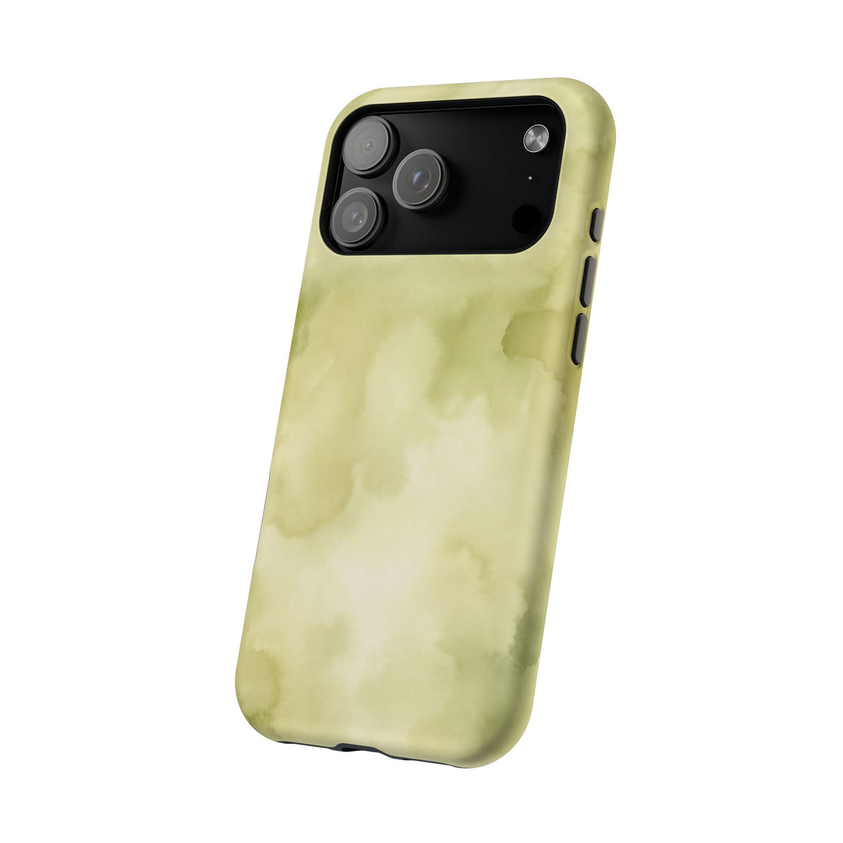 Light Green Water Paint iPhone Case
