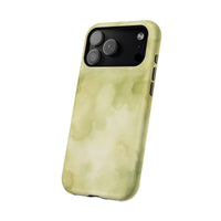 Light Green Water Paint iPhone Case