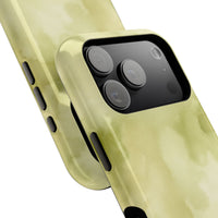 Light Green Water Paint iPhone Case