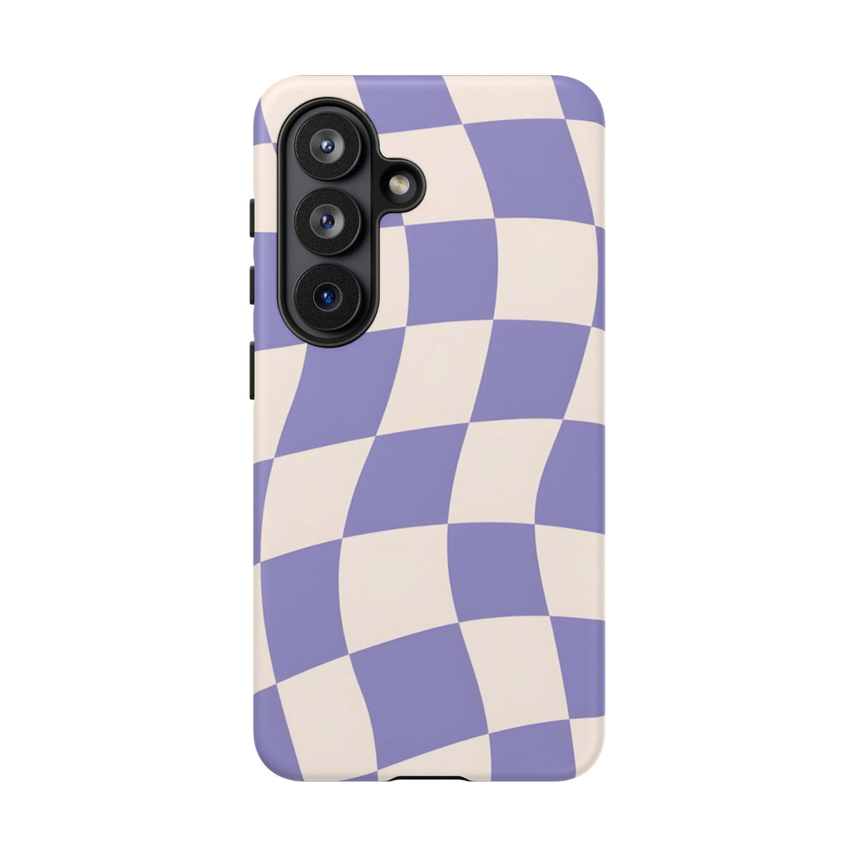 Lilac Wavy Checkered Samsung Case