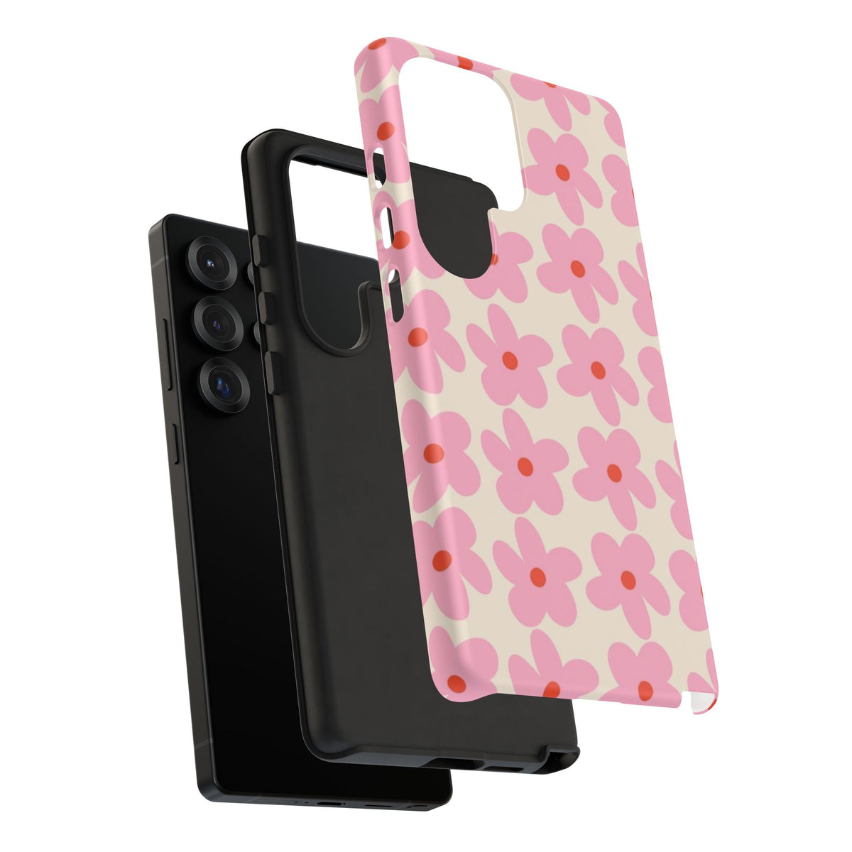 Pink Cutesy Flower Samsung Case