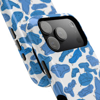 Cartoony Water Art Sharks iPhone Case