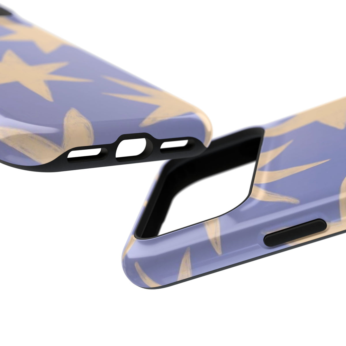 Lilac Cartoony Star iPhone Case