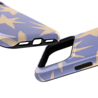 Lilac Cartoony Star iPhone Case