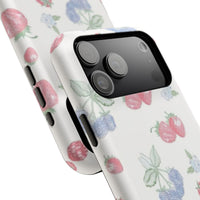Cottage Strawberries Blueberries And Raspberries iPhone Case