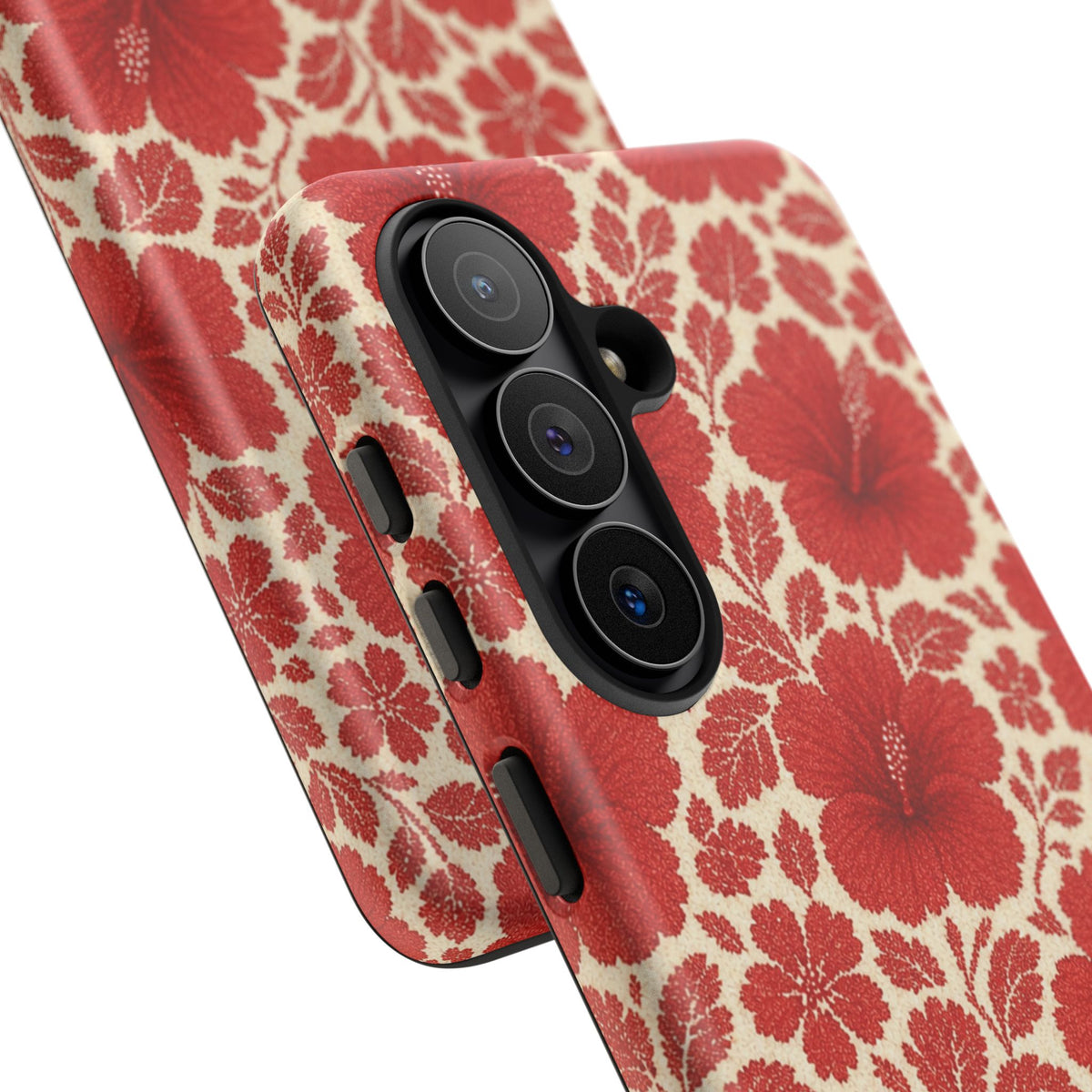 Aloha Red Floral Samsung Case