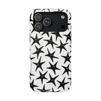 Whimsy Starfish Faces iPhone Case