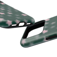 Green And Pink Pixelated Star iPhone Case