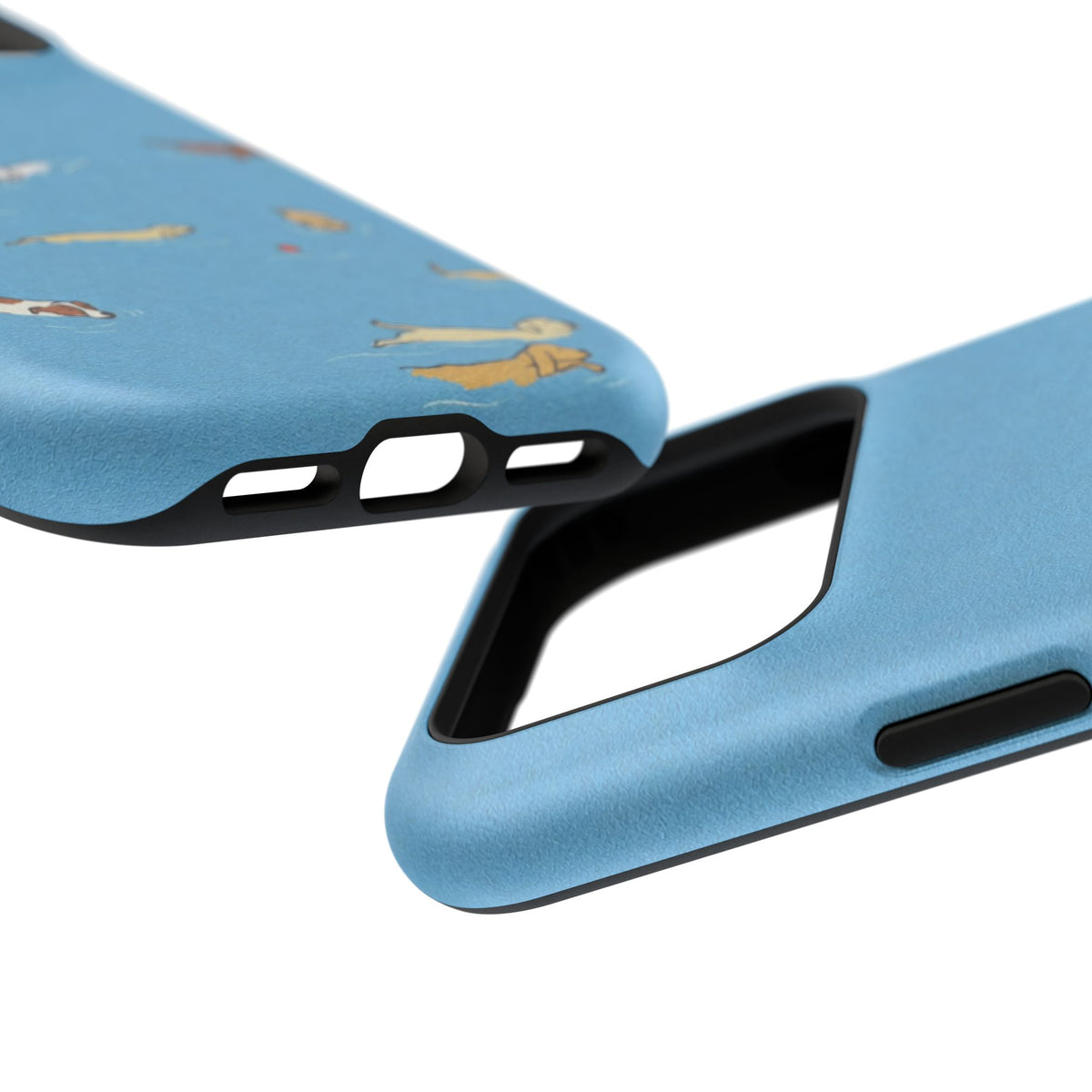 Swimming Dogs iPhone Case