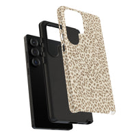 Light Khaki Leopard Samsung Case