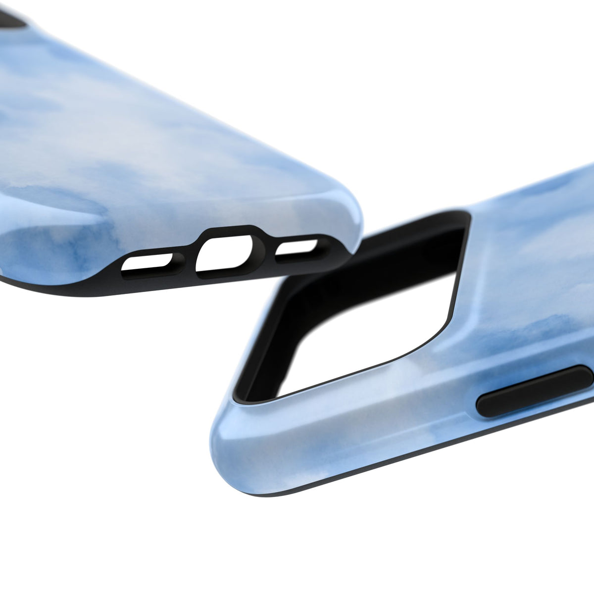 Blue Water Paint iPhone Case