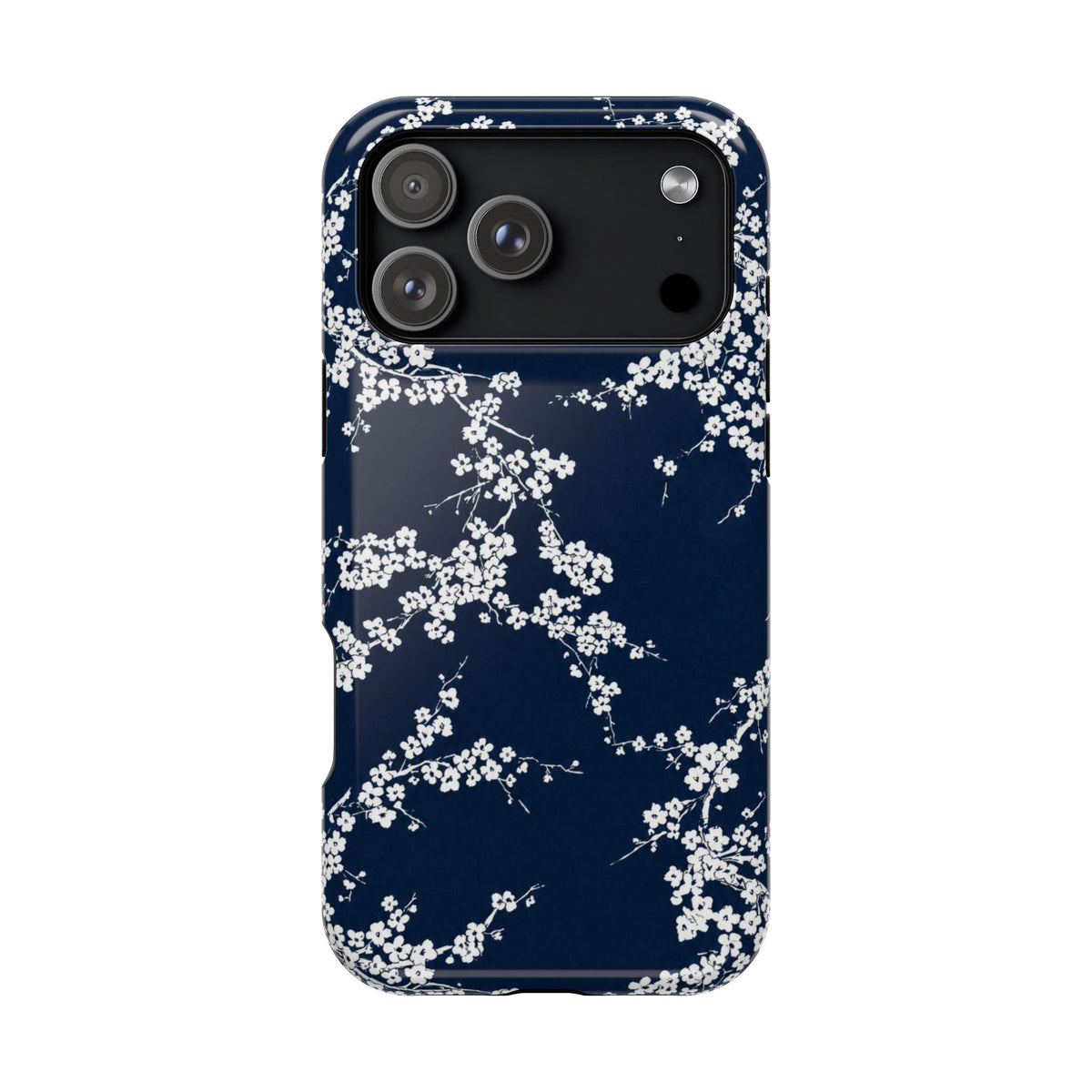Blue And White Floral iPhone Case
