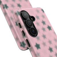 Pink And Green Pixelated Star Samsung Case