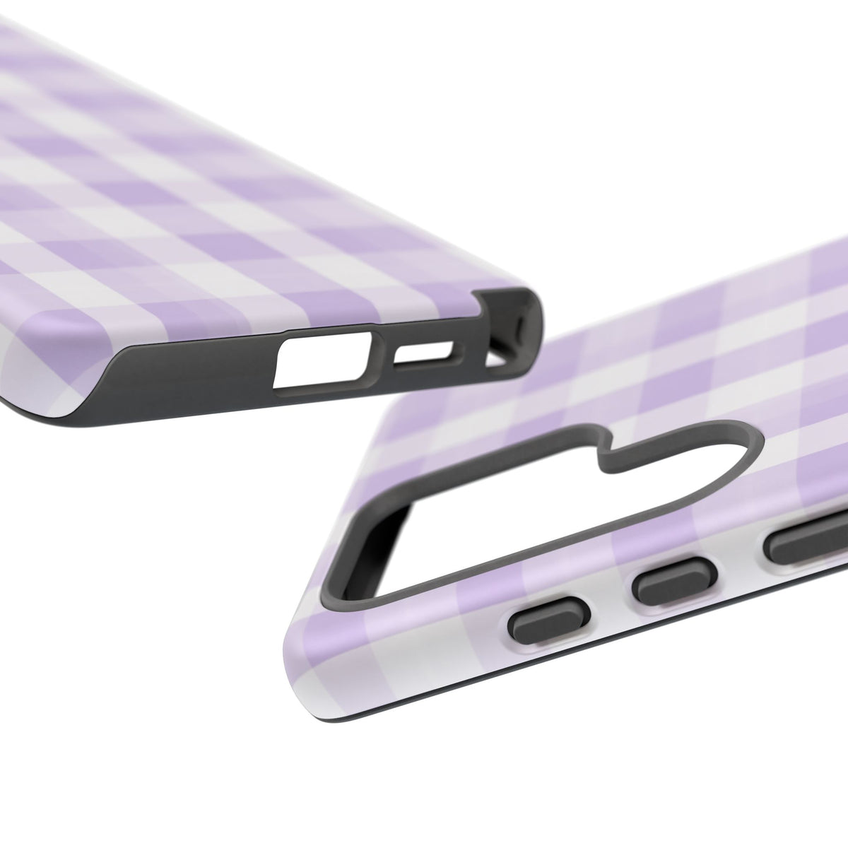 Purple Checkered Samsung Case