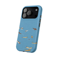 Swimming Dogs iPhone Case