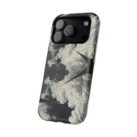 Black And White Artsy Pixelated Cloud iPhone Case