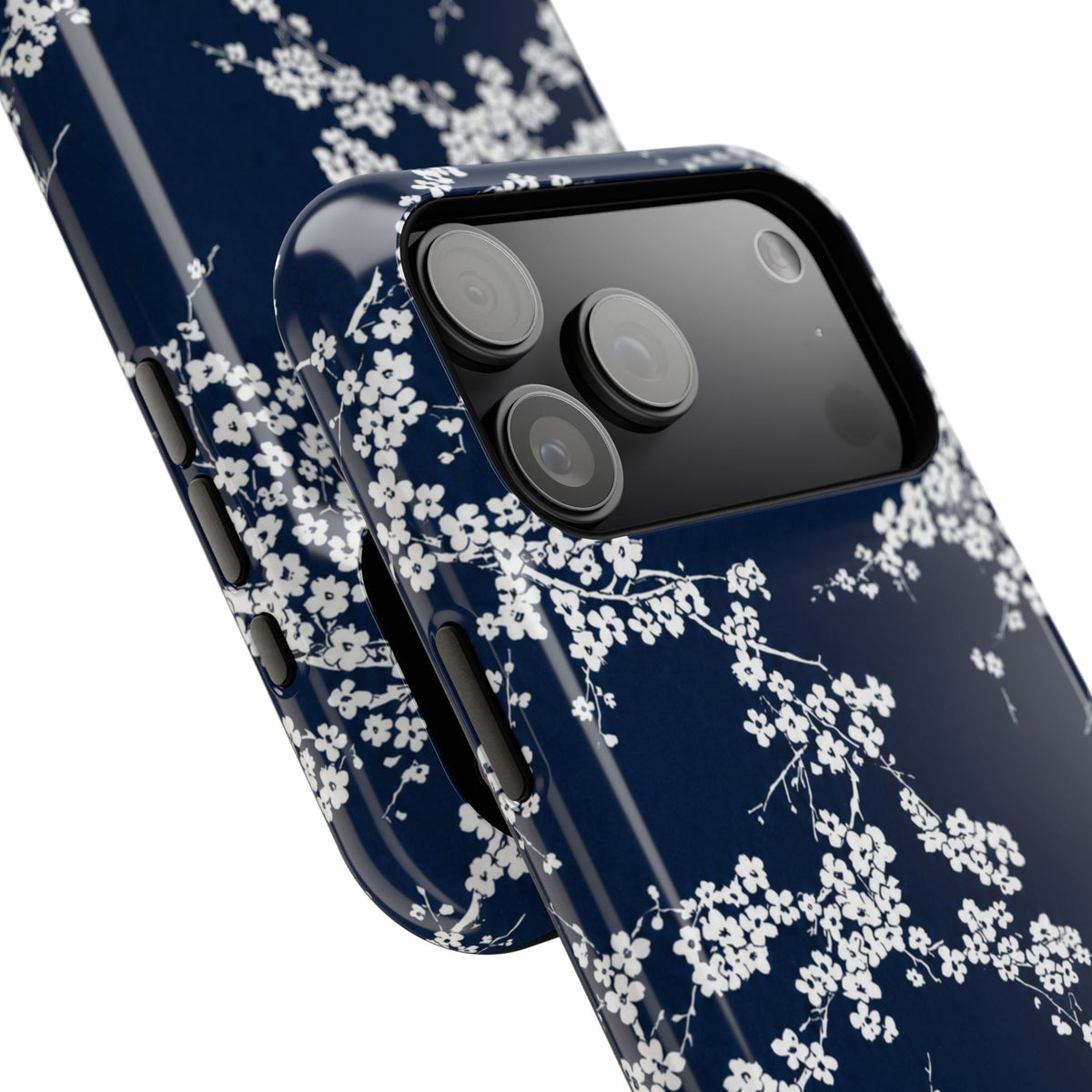 Blue And White Floral iPhone Case