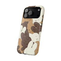 Brown And Tan Laying Bunnies iPhone Case
